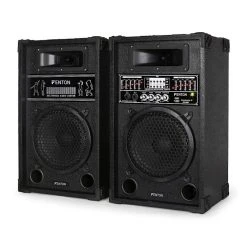 Skytec Enceintes De Sono SPA800 Enceinte Active De Sono -Sonorisation Magasin 10004656 yy 0005 front Fenton aktives PA Boxen Set 20cm 600W USB SD MP3 reedit v3