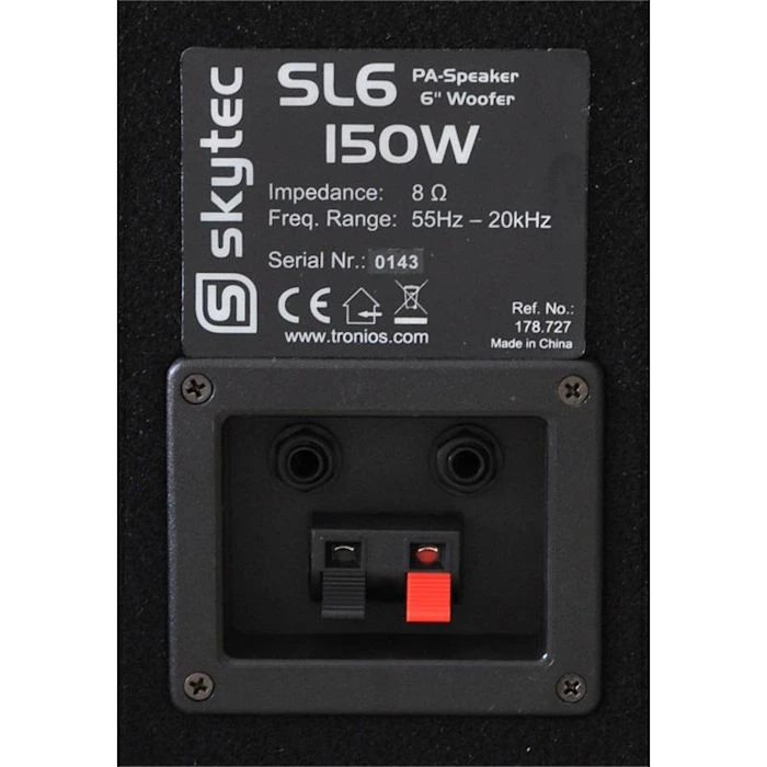 Skytec Enceintes De Sono SL6 Enceinte Passive De Sono 4 Skytec Enceintes De Sono SL6 Enceinte Passive De Sono – Image 2