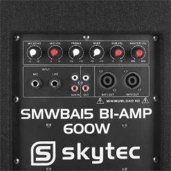 Skytec Subwoofers Sono SMWBA15 Subwoofer Actif De Sono -Sonorisation Magasin 10022863 yy 0004 titel SkyTec SMWBA15 aktiver PA Subwoofer