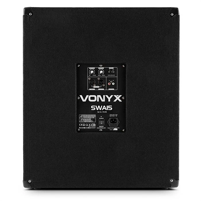 Skytec Subwoofers Sono SWA15 Subwoofer Actif De Sono 5 Skytec Subwoofers Sono SWA15 Subwoofer Actif De Sono – Image 3