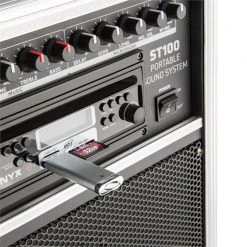 Vonyx Packs & Sets Sono ST-100 MKII Système De Sono Mobile 9 Vonyx Packs & Sets Sono ST-100 MKII Système De Sono Mobile -Sonorisation Magasin 10031067 yy 0003 detail Vonyx ST100 MKII Portable Sound System 8 BT CD