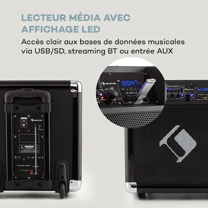 Auna Packs & Sets Sono Moving 80 Système De Sono 8 Auna Packs & Sets Sono Moving 80 Système De Sono – Image 6