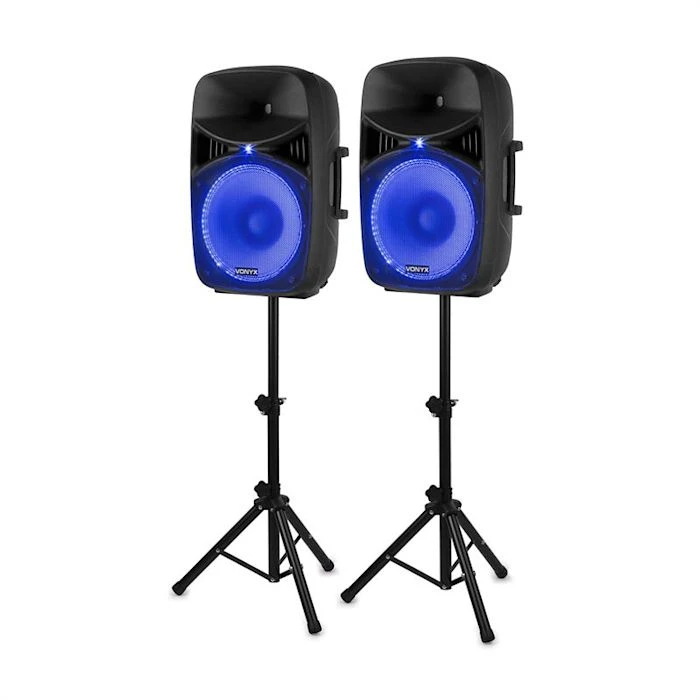 Vonyx Enceintes De Sono Vch152A Kit D'enceintes Actives