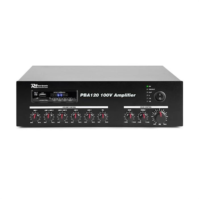 Power Dynamics Amplificateurs Sono PBA120 Amplificateur Sono DJ 4 Power Dynamics Amplificateurs Sono PBA120 Amplificateur Sono DJ – Image 2