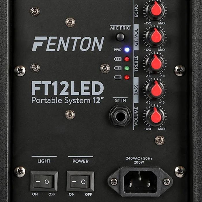 Fenton Packs & Sets Sono FT12LED Enceinte Active 5 Fenton Packs & Sets Sono FT12LED Enceinte Active – Image 3
