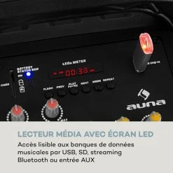 Auna Packs & Sets Sono Moving 80.1 LED Système De Sono -Sonorisation Magasin 10033255 fr 0005 logo
