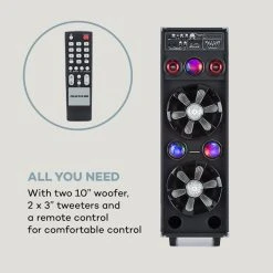 Auna Pro Packs & Sets Sono DisGo Box 2100 Système De Sono -Sonorisation Magasin 10033685 uk 0003 logo aunapro DisGo Box 2100 PA Anlage 100W schwarz