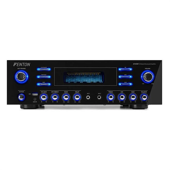 Fenton Amplificateurs Sono AV340BT Amplificateur Hifi Surround 4 Fenton Amplificateurs Sono AV340BT Amplificateur Hifi Surround – Image 2