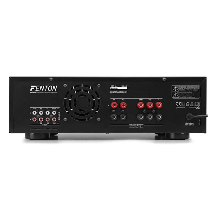 Fenton Amplificateurs Sono AV340BT Amplificateur Hifi Surround 5 Fenton Amplificateurs Sono AV340BT Amplificateur Hifi Surround – Image 3