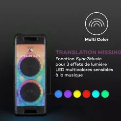 Auna Enceintes De Sono Enceinte DJ Clubmaster -Sonorisation Magasin 10035261 fr 0006 logo