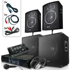 Skytec Packs Sono Classés Selon Les Performances Bassbergen USB Sono De DJ