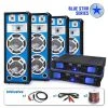 Electronic-Star Packs Sono Classés Selon Les Performances Blue Star Series Bassveteran Quadro Système De Sono -Sonorisation Magasin 60000151 yy 0001 titel title