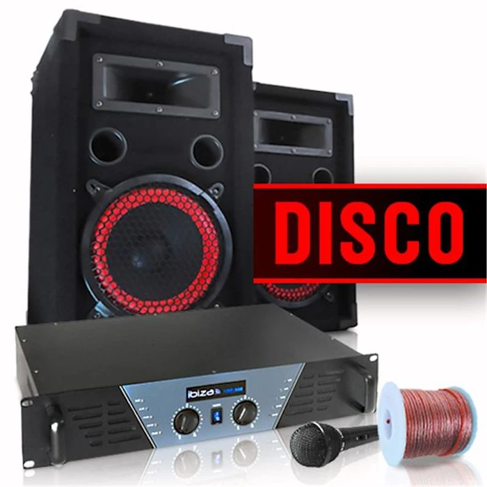 Electronic-Star Packs Sono Classés Selon Les Performances Pack De Sonorisation "disco" : Ampli + 2 Enceintes + Micro + Câbles 3 Electronic-Star Packs Sono Classés Selon Les Performances Pack De Sonorisation "disco" : Ampli + 2 Enceintes + Micro + Câbles