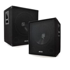Vonyx Subwoofers Sono Paire De Caissons De Basses Actifs 15" 1200W