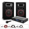 Electronic-Star Packs Sono Classés Selon Les Performances Set DJ PA "DJ-10" Ampli + Enceintes + Micro 1000W -Sonorisation Magasin 60000493 yy 0001 front DJ PA Set DJ14 PA Verstaerker Lautsprecher Mikro