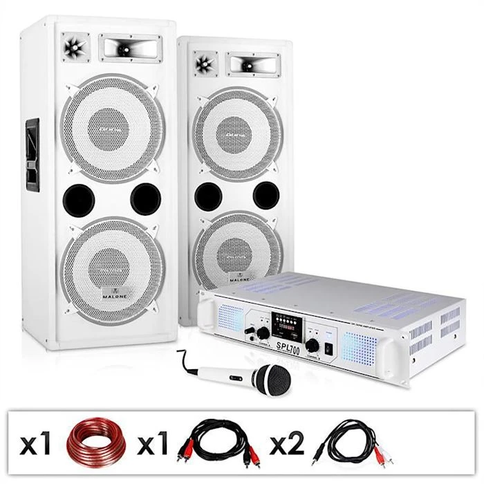 Electronic-Star Packs & Sets Sono DJ-22 Système De Sono 3 Electronic-Star Packs & Sets Sono DJ-22 Système De Sono