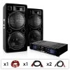 Electronic-Star Packs Sono Classés Selon Les Performances DJ-42 Système De Sono -Sonorisation Magasin 60000510 yy 0001 titel aunapro DJ PA Anlage DJ 42 Verstaerker Lautsprecher 3000W reedit