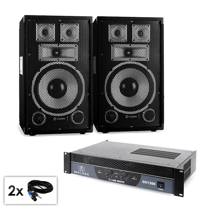 Electronic-Star Packs & Sets Sono Saphir Series "Warm Up Party TX10" Système De Sono 3 Electronic-Star Packs & Sets Sono Saphir Series "Warm Up Party TX10" Système De Sono