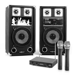 Electronic-Star Enceintes De Sono Kit D'enceintes De Karaoké