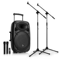 Sonorisation Magasin 31 Auna Packs & Sets Sono Streetstar 15 Système De Sono Mobile