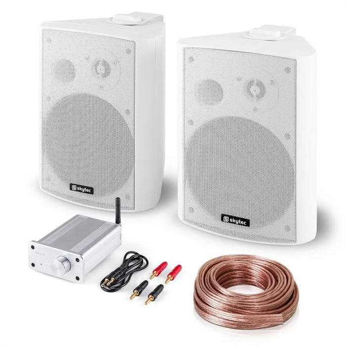 Skytec Packs & Sets Sono Bluetooth Play WH Set D'enceintes De Sono 3 Skytec Packs & Sets Sono Bluetooth Play WH Set D'enceintes De Sono