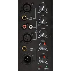 Skytec Enceintes De Sono SP1200A Ensemble D'enceintes Avec 2 Trépieds D'enceintes Fournis -Sonorisation Magasin 60002273 yy 0005 titel anschluesse skytec pa dj aktivbox