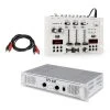 Skytec Amplificateurs Sono SPL400 Kit Amplificateur De Sono Et Table De Mixage -Sonorisation Magasin 60002349 yy 0001 titel DJ Set Double Mix 400 BT Mixer AMP WH