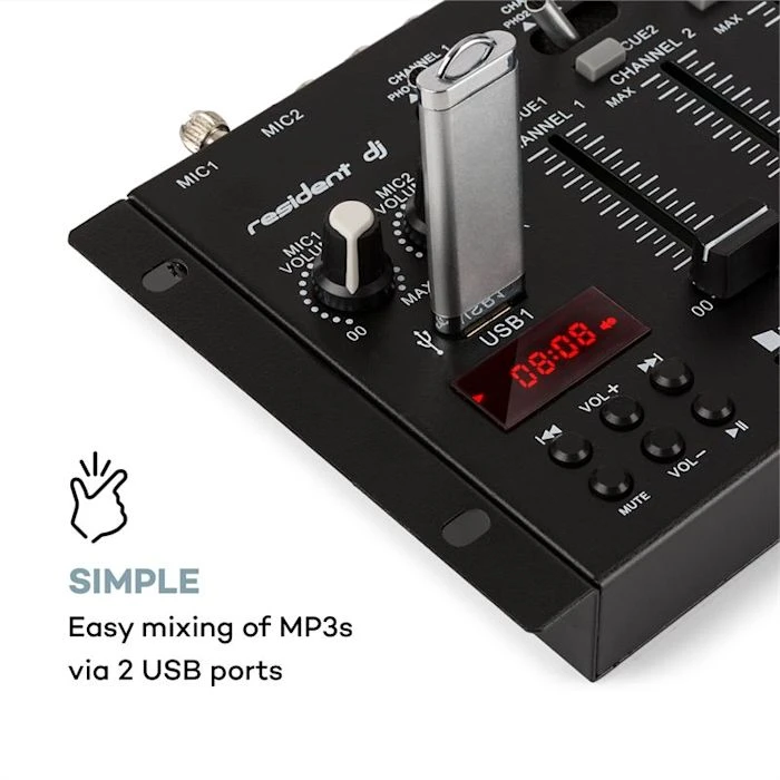 Skytec Amplificateurs Sono SPL700EQ Kit Amplificateur De Sono Avec Table De Mixage 8 Skytec Amplificateurs Sono SPL700EQ Kit Amplificateur De Sono Avec Table De Mixage – Image 6